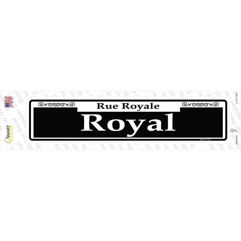 K-1122s-M Royal Novelty Narrow Sticker Decal, Medium