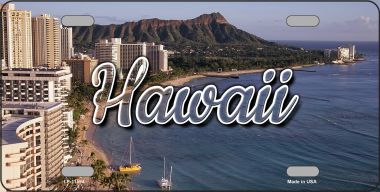 LP-11594 6 x 12 in. Hawaii Beach State License Plate