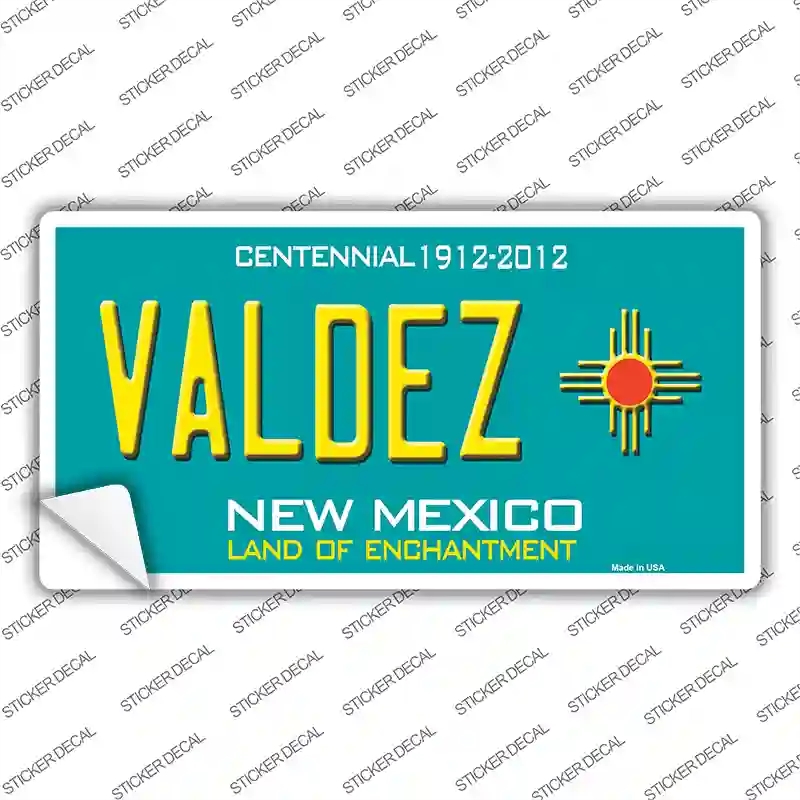 LP-11803s-S Valdez   Mexico Novelty Sticker Decal, Small
