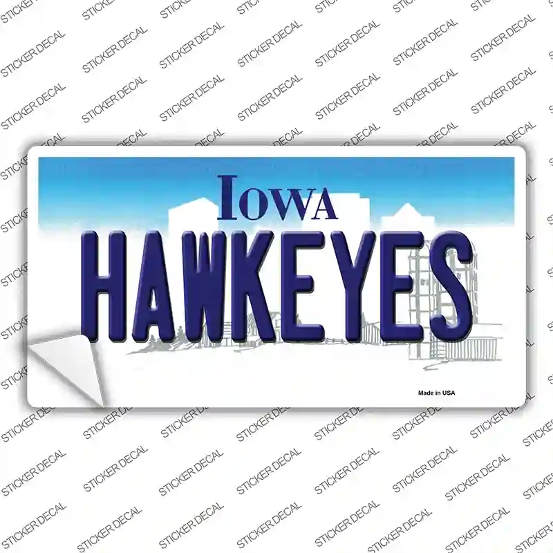 LP-10949s-S Hawkeyes Iowa Novelty Sticker Decal, Small