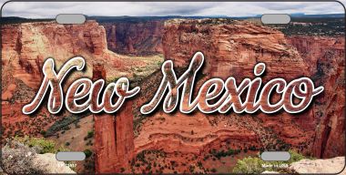 LP-11617 6 x 12 in. New Mexico Red Canyon State License Plate
