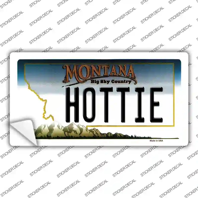 LP-11102s-L Hottie Montana State Novelty Sticker Decal, Large
