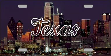 LP-11632 6 x 12 in. Texas Open Mountain Road State License Plate