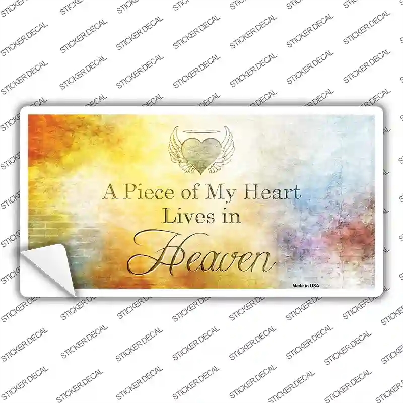 LP-11883s-L Lives in Heaven Novelty Sticker Decal, Large