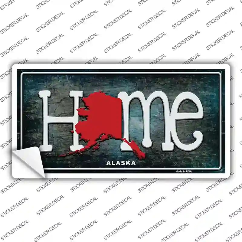LP-11993s-S Alaska Home State Outline Novelty Sticker Decal, Small