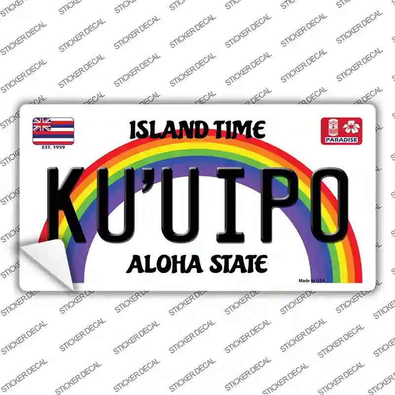 LP-12600s-S Ku Uipo Hawaii Novelty Sticker Decal, Small