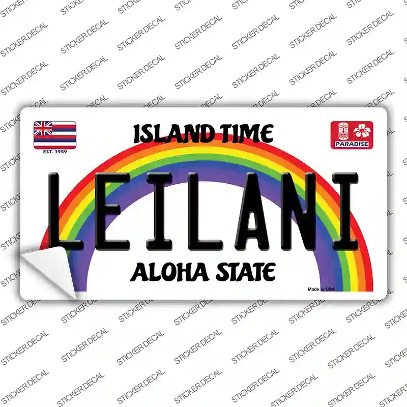 LP-12602s-L Leilani Hawaii Novelty Sticker Decal, Large