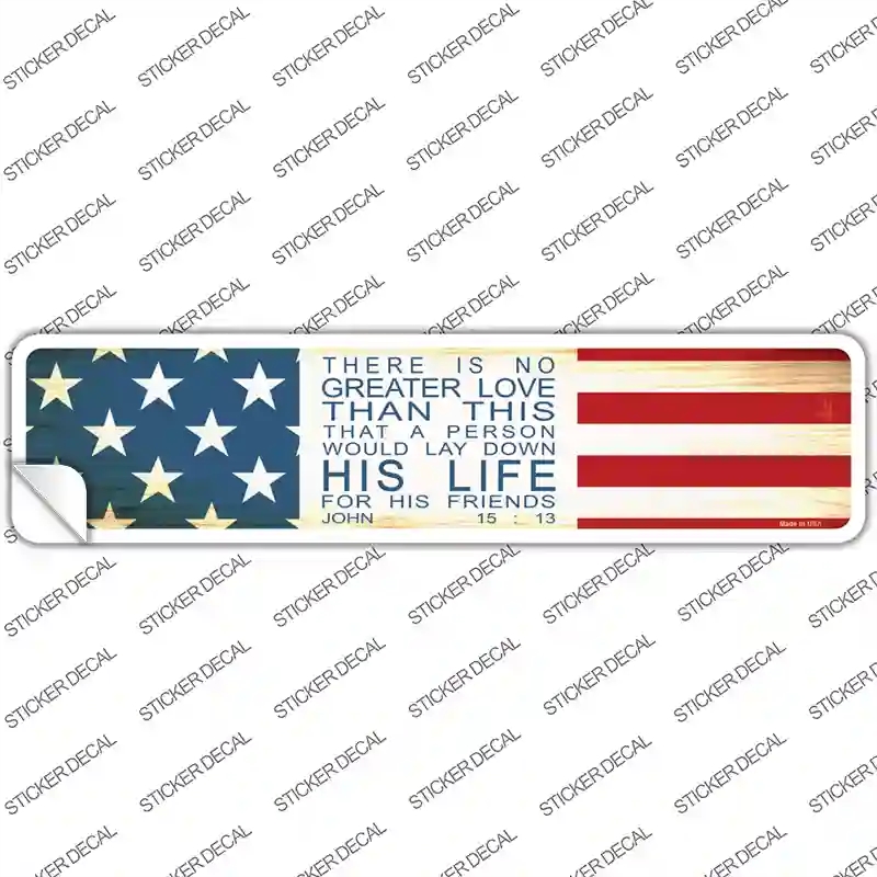 K-519s-L His Life Novelty Narrow Sticker Decal, Large
