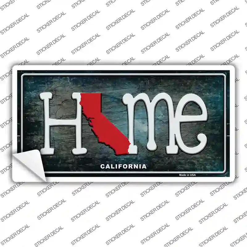 LP-11996s-S California Home State Outline Novelty Sticker Decal, Small