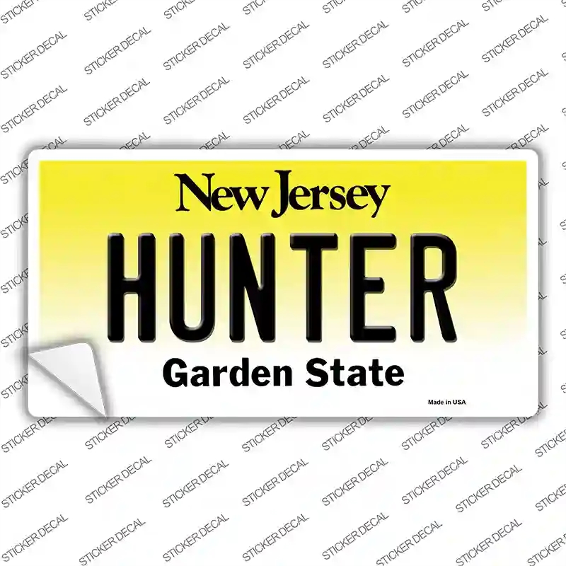 LP-10176s-S Hunter   Jersey Novelty Sticker Decal, Small