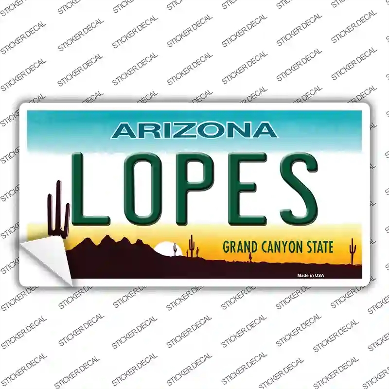 LP-12633s-S Lopes Novelty Sticker Decal, Small