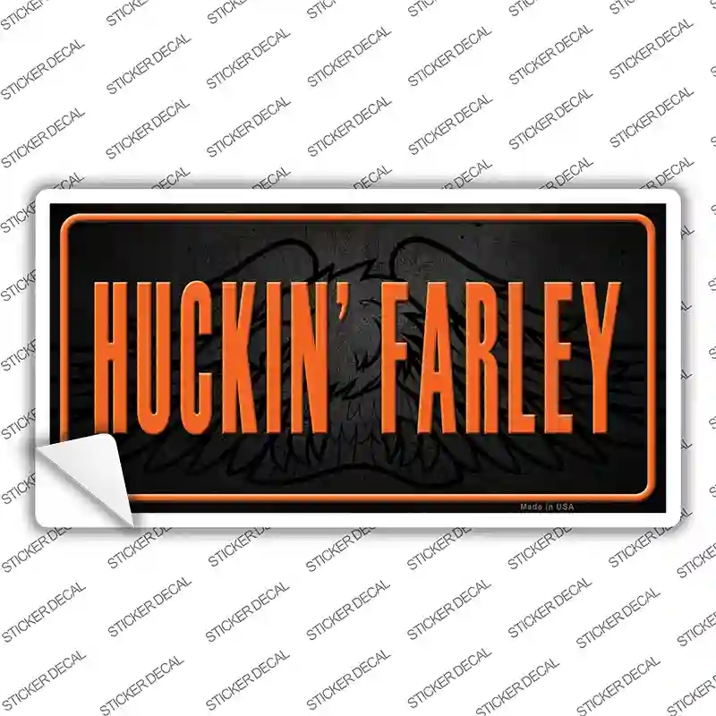 LP-1265s-L Hucking Farley Novelty Sticker Decal, Large