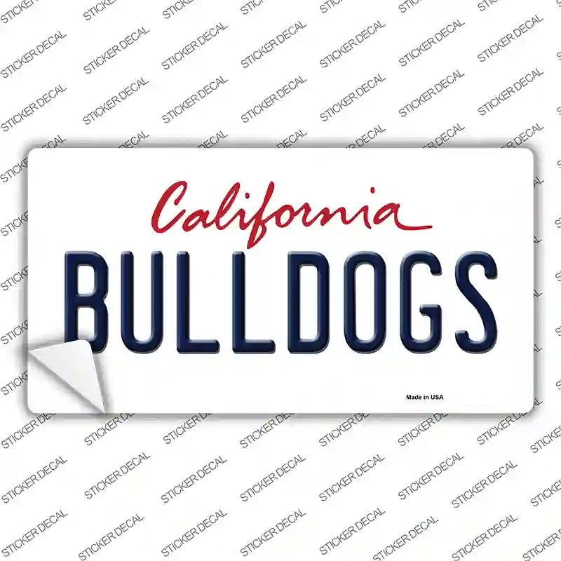LP-12661s-S Bulldogs Novelty Sticker Decal, Small