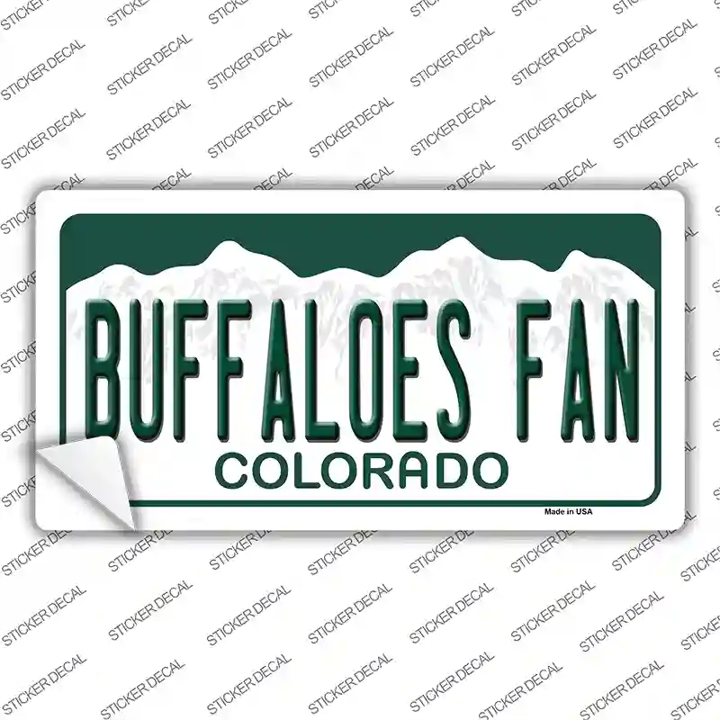 LP-12680s-L Buffaloes Fan Novelty Sticker Decal, Large