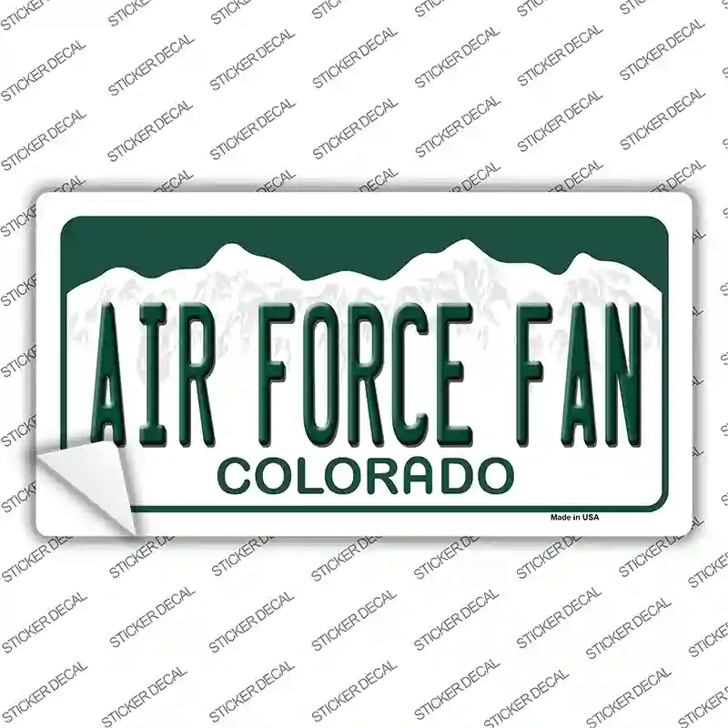 LP-12689s-S Air Force Fan Novelty Sticker Decal, Small