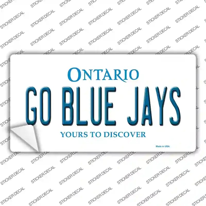 LP-13543s-XL Go Blue Jays Novelty Sticker Decal, Extra Large