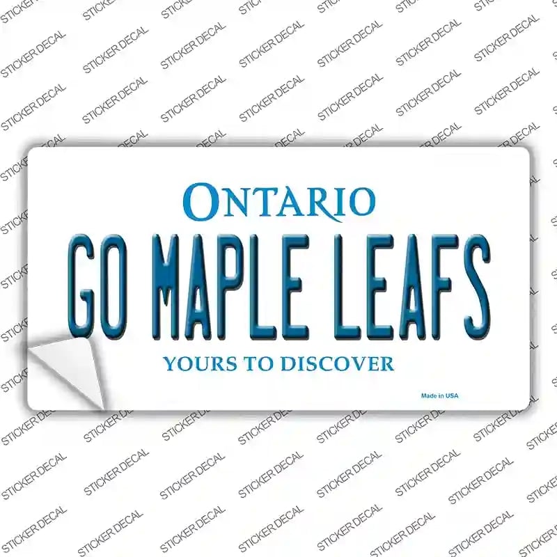 LP-13547s-XL Go Maple Leafs Novelty Sticker Decal, Extra Large