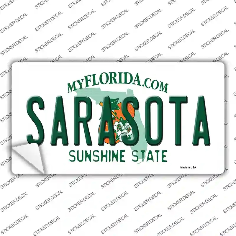 LP-13563s-XL Sarasota Florida Novelty Sticker Decal, Extra Large
