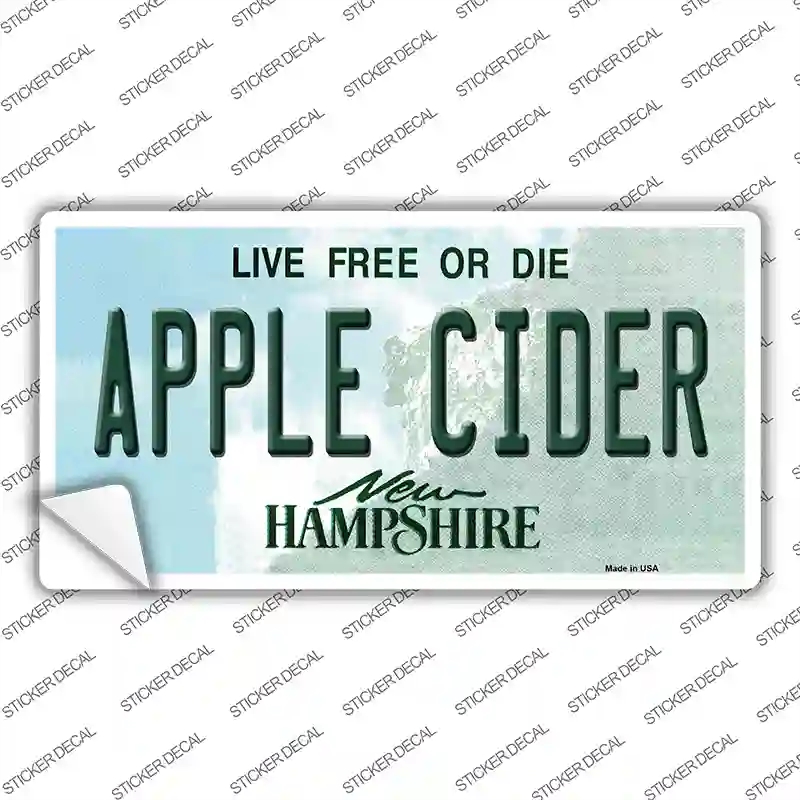 LP-13571s-L Apple Cider   Hampshire Novelty Sticker Decal, Large