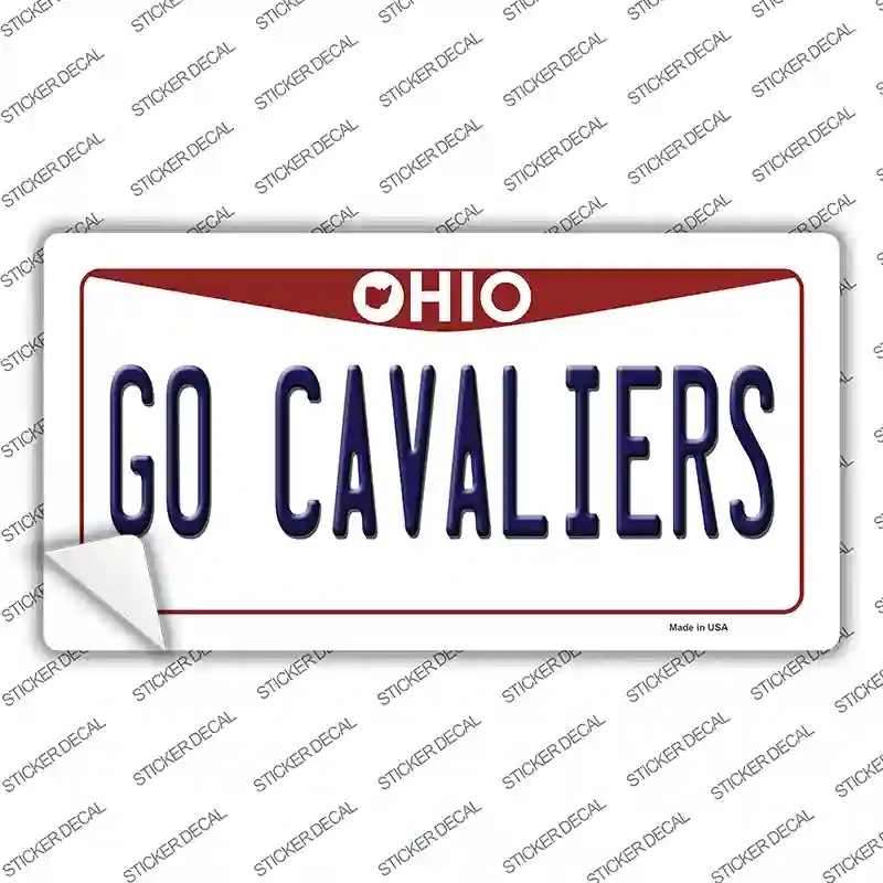LP-13481s-XL Go Cavaliers Novelty Sticker Decal, Extra Large