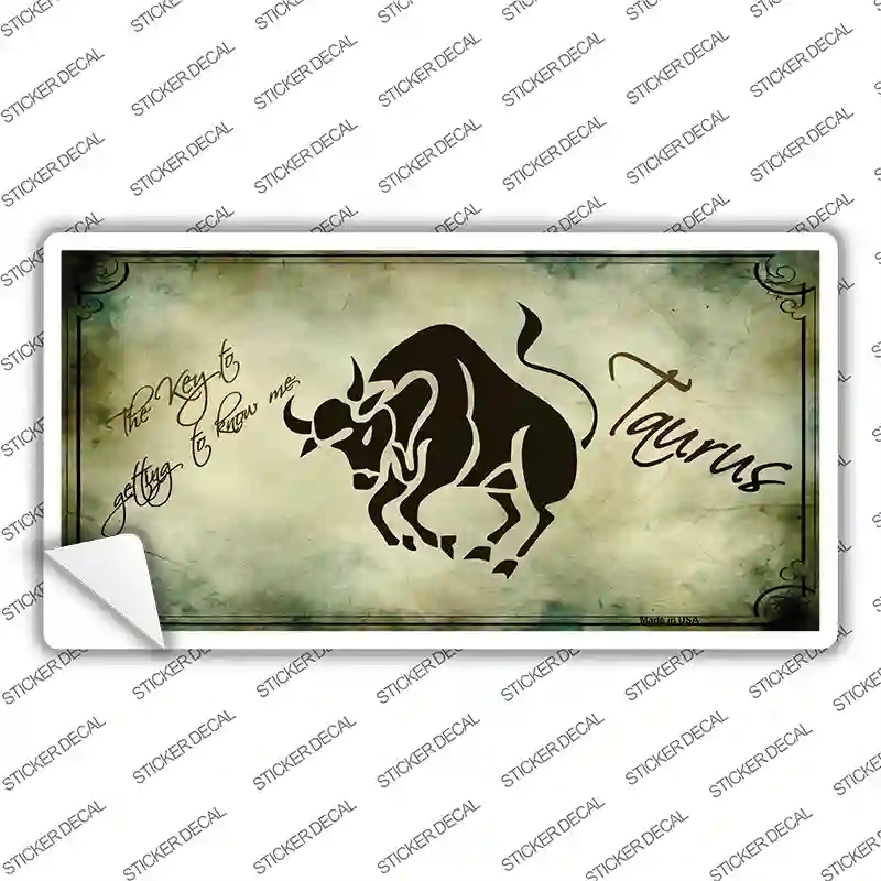 LP-1324s-S Taurus Zodiac Novelty Sticker Decal, Small