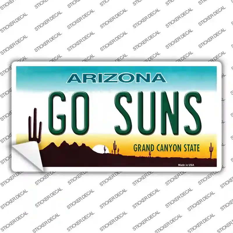 LP-13317s-XL Go Suns Novelty Sticker Decal, Extra Large