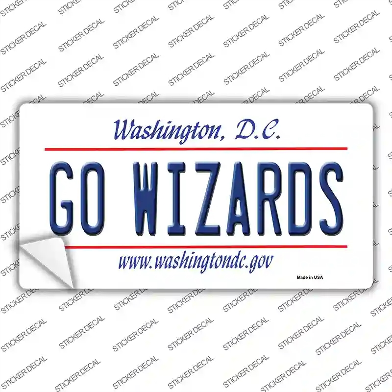 LP-13539s-L Go Wizards Novelty Sticker Decal, Large