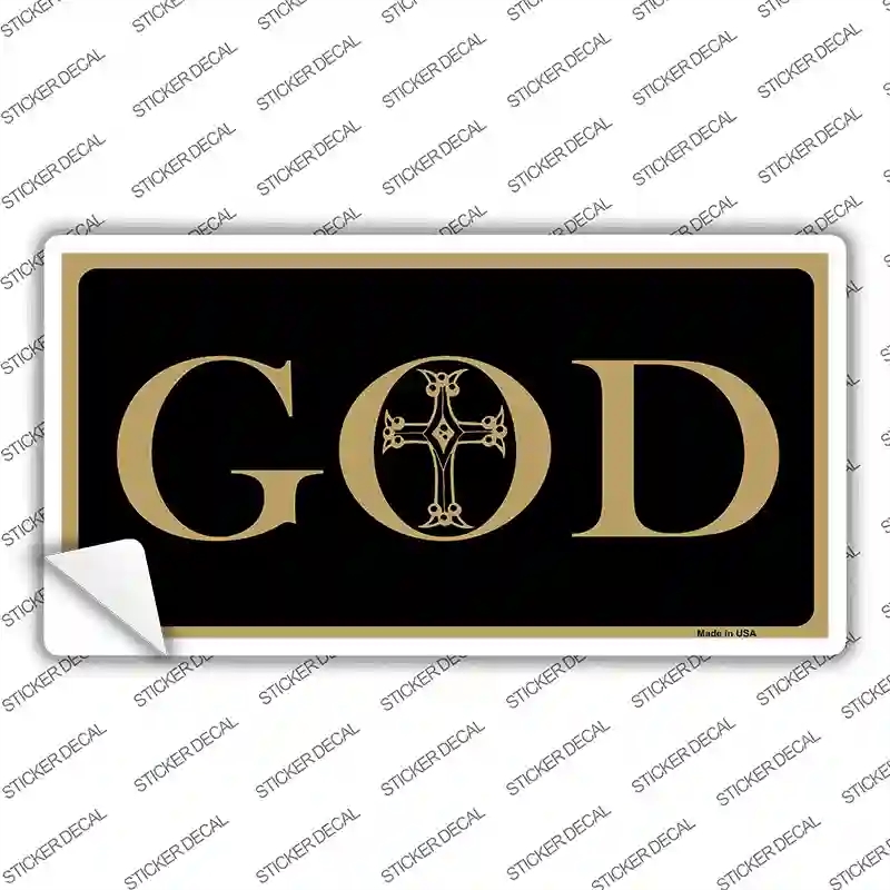 LP-2552s-XL God Novelty Sticker Decal, Extra Large