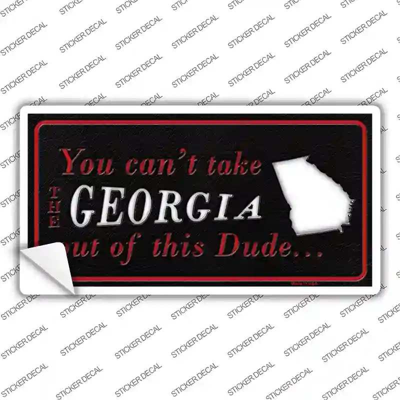 LP-11264s-XL Georgia Dude Novelty Sticker Decal, Extra Large