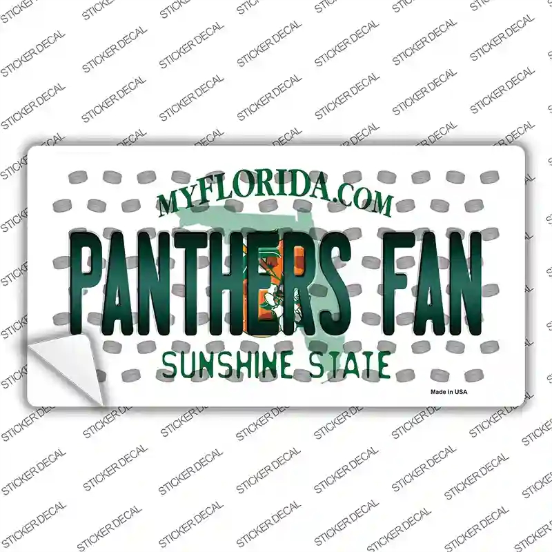 LP-10829s-XL Panthers Fan Florida Novelty Sticker Decal, Extra Large