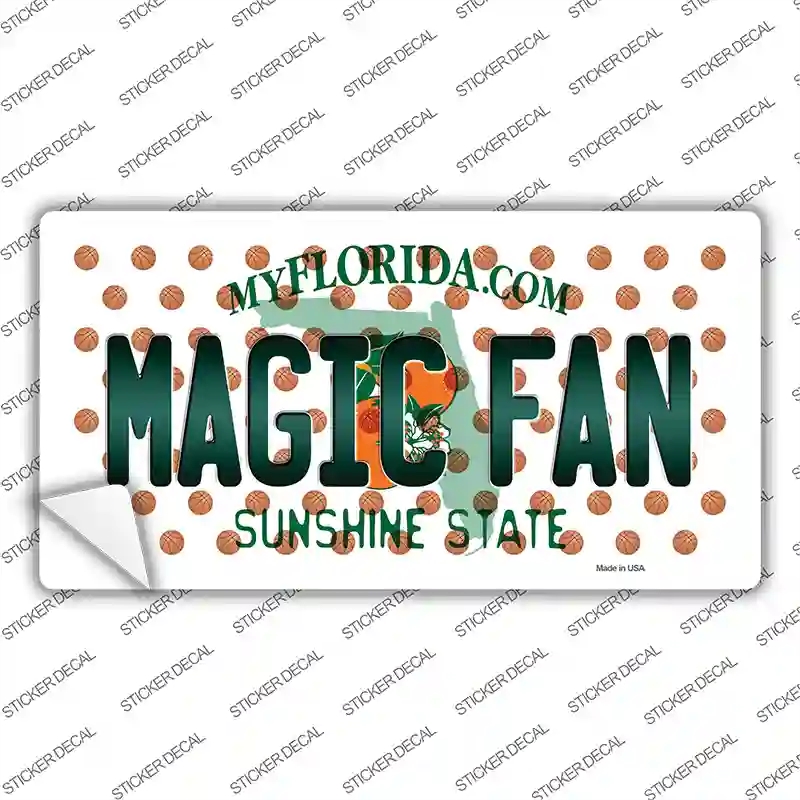 LP-10869s-S Magic Fan Florida Novelty Sticker Decal, Small