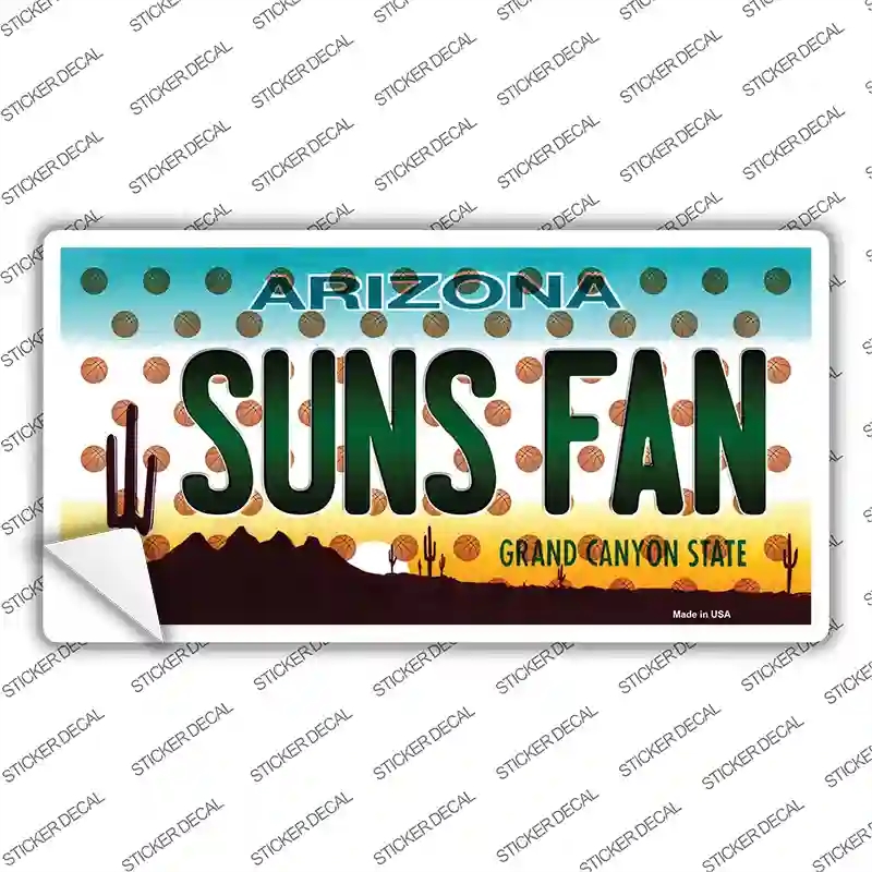 LP-10871s-XL Arizona Suns Fan Novelty Sticker Decal, Extra Large
