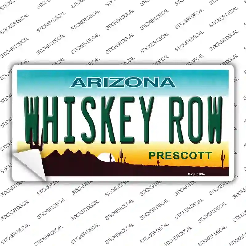 LP-11919s-L Whiskey Row Arizona Novelty Sticker Decal, Large