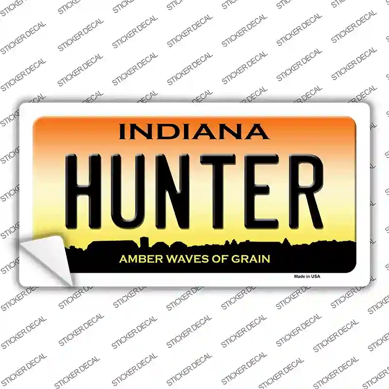 LP-11937s-S Hunter Indiana Novelty Sticker Decal, Small