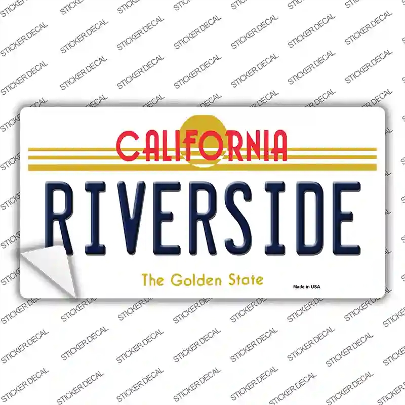 LP-11428s-L Riverside California Novelty Sticker Decal, Large