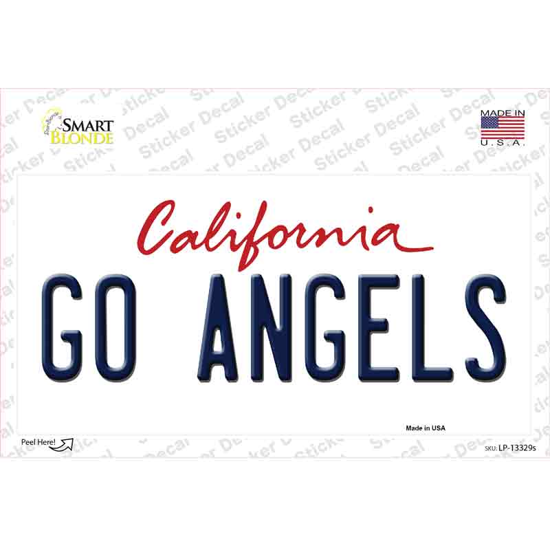 LP-13329s-M Go Angels Novelty Sticker Decal, Medium