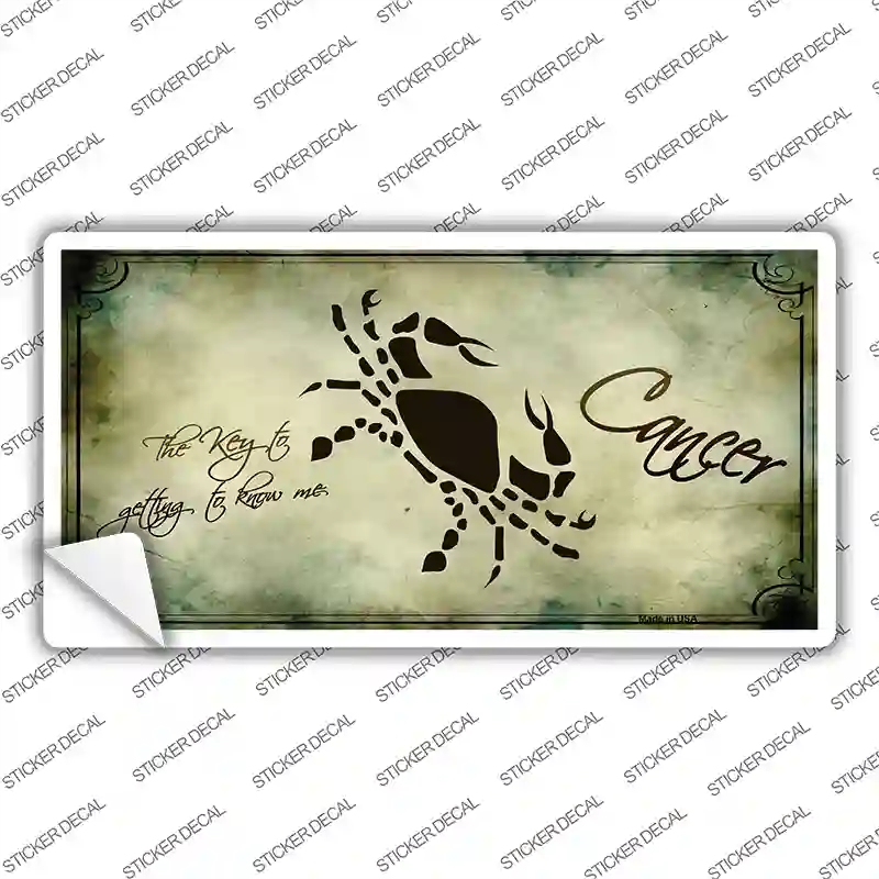 LP-1332s-XL Cancer Zodiac Novelty Sticker Decal, Extra Large