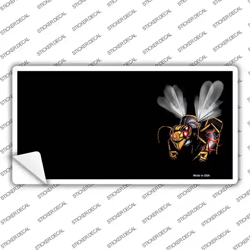 LP-3747s-XL Hornet Offset Novelty Sticker Decal, Extra Large