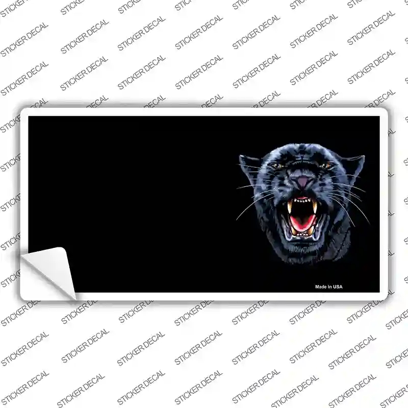 LP-3750s-XL Panther Offset Novelty Sticker Decal, Extra Large