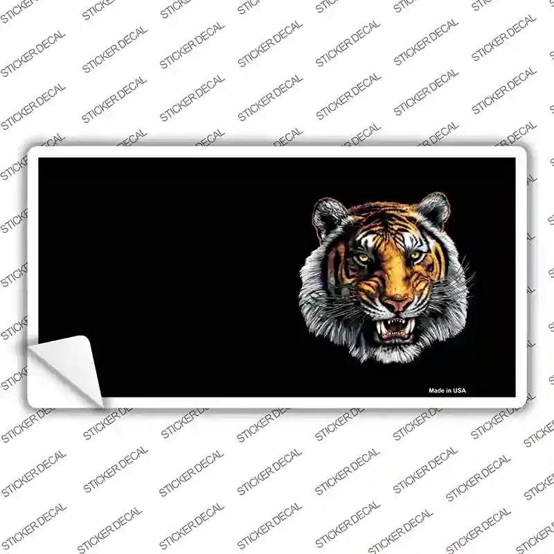 LP-3752s-S Tiger Offset Novelty Sticker Decal, Small