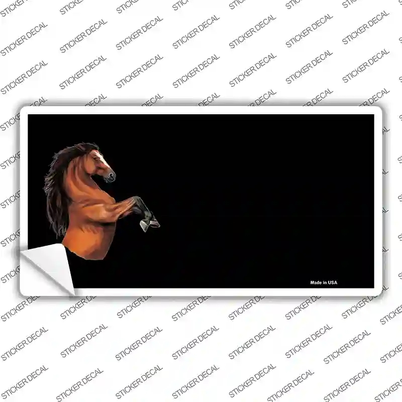 LP-3762s-S Horse Offset Novelty Sticker Decal, Small