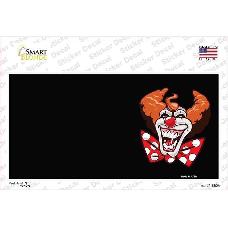 LP-3809s-M Clown Offset Novelty Sticker Decal, Medium