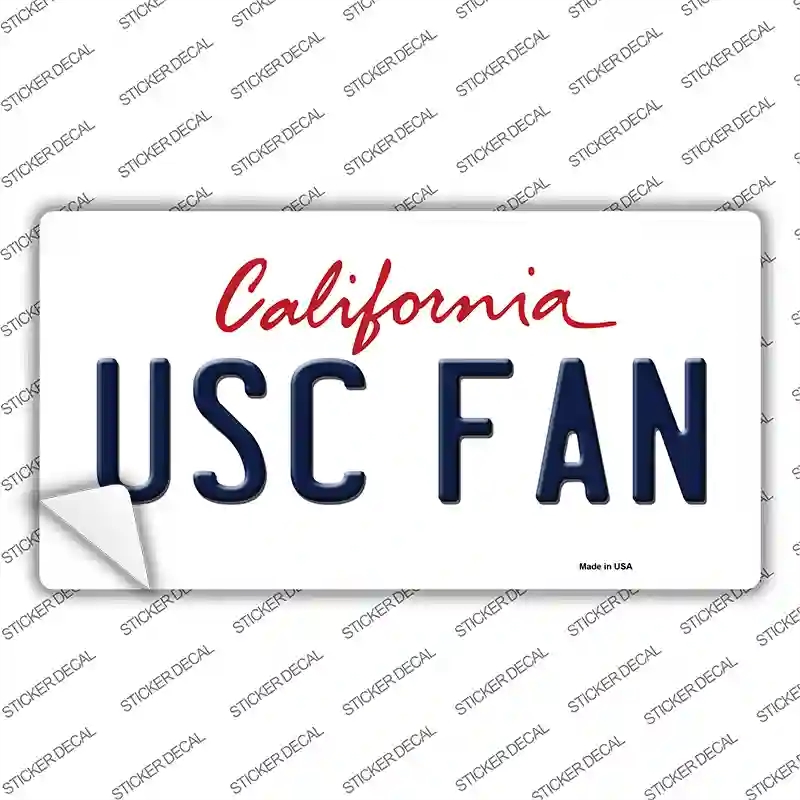 LP-12666s-XL USC Fan Novelty Sticker Decal, Extra Large
