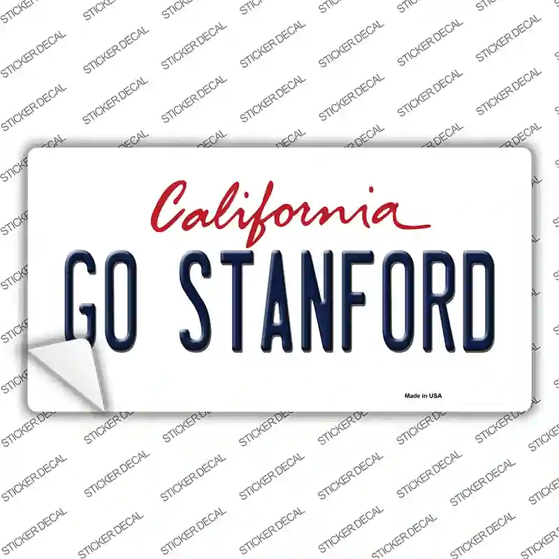 LP-12671s-S Go Stanford Novelty Sticker Decal, Small