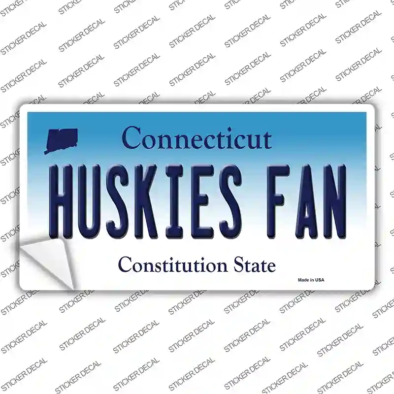 LP-12695s-L Huskies Fan Novelty Sticker Decal, Large