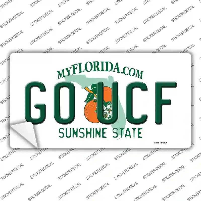 LP-12700s-L Go UCF Novelty Sticker Decal, Large