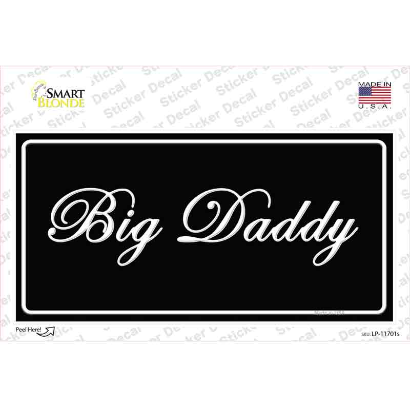LP-11701s-M Big Daddy Novelty Sticker Decal, Medium