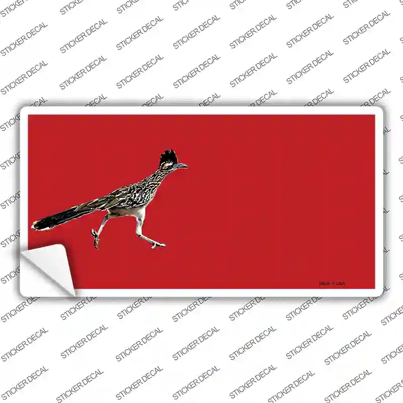 LP-1337s-S Roadrunner Offset Novelty Sticker Decal, Small