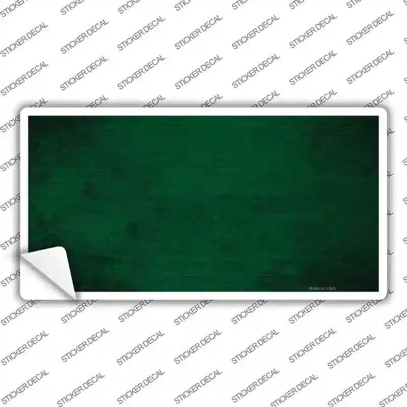 LP-6901s-XL Green Oil Rubbed Solid Novelty Sticker Decal, Extra Large