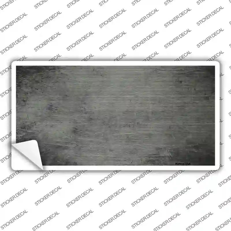 LP-6906s-S Gray Oil Rubbed Solid Novelty Sticker Decal, Small